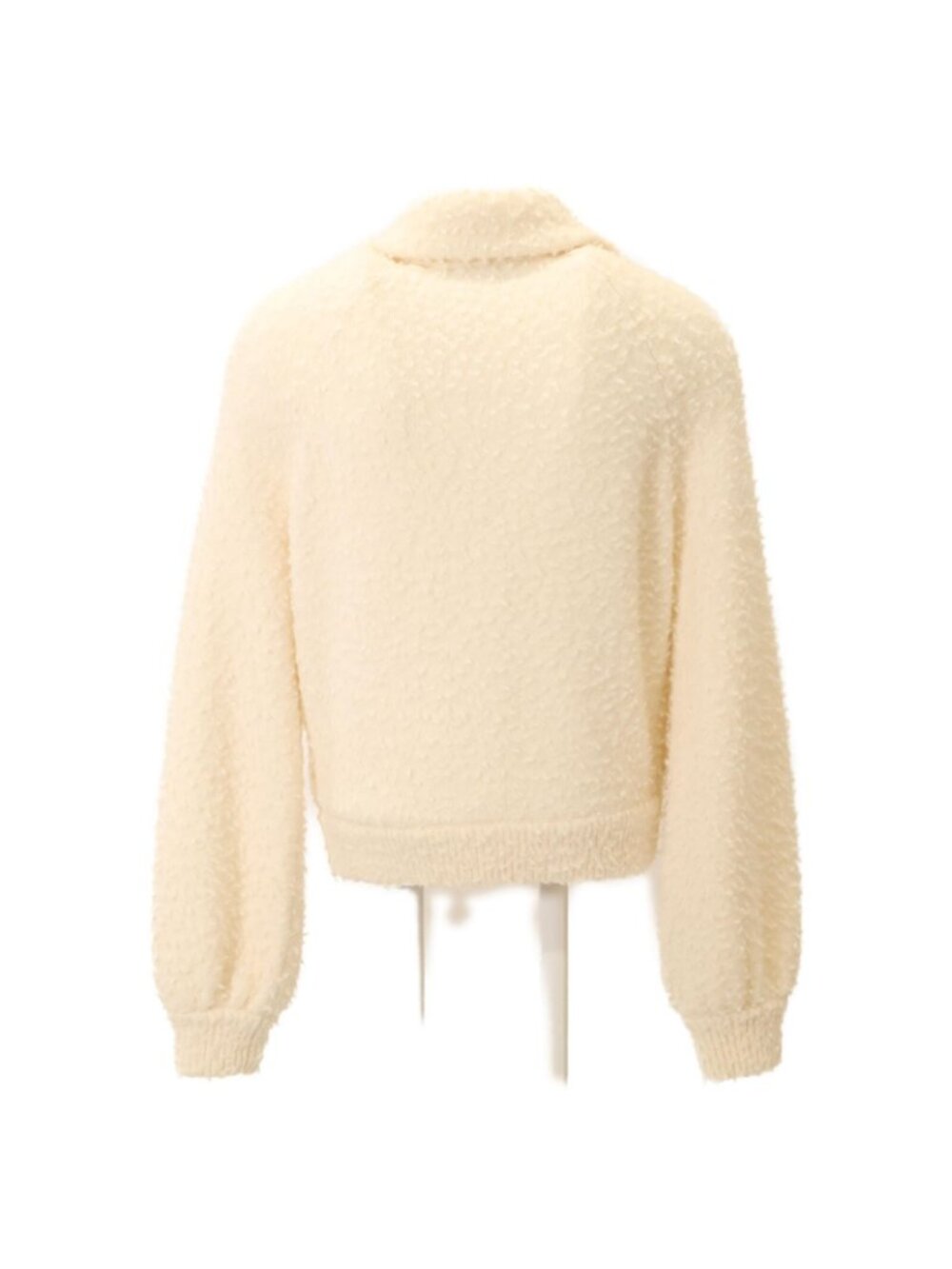 Chanel CC Logo Turnlock Alpaca Knit Jacket 34 - Picture 3 of 11